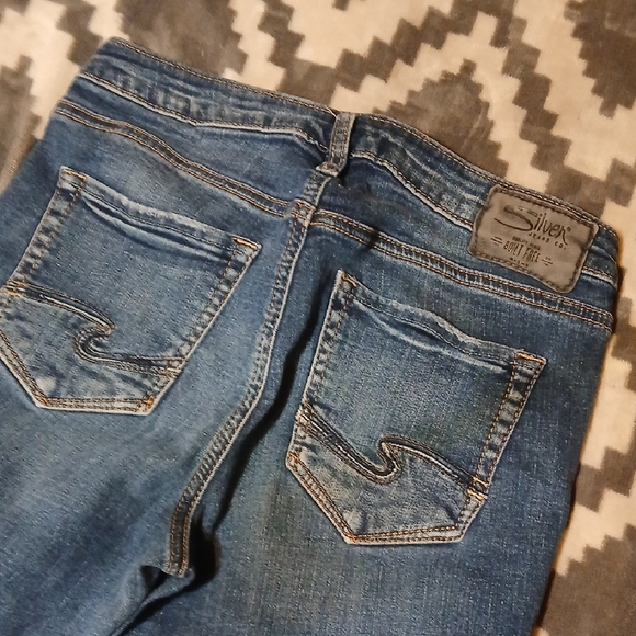 Silver Jeans Women's Dark Blue Boot Cut Jeans - Picture 3 of 4